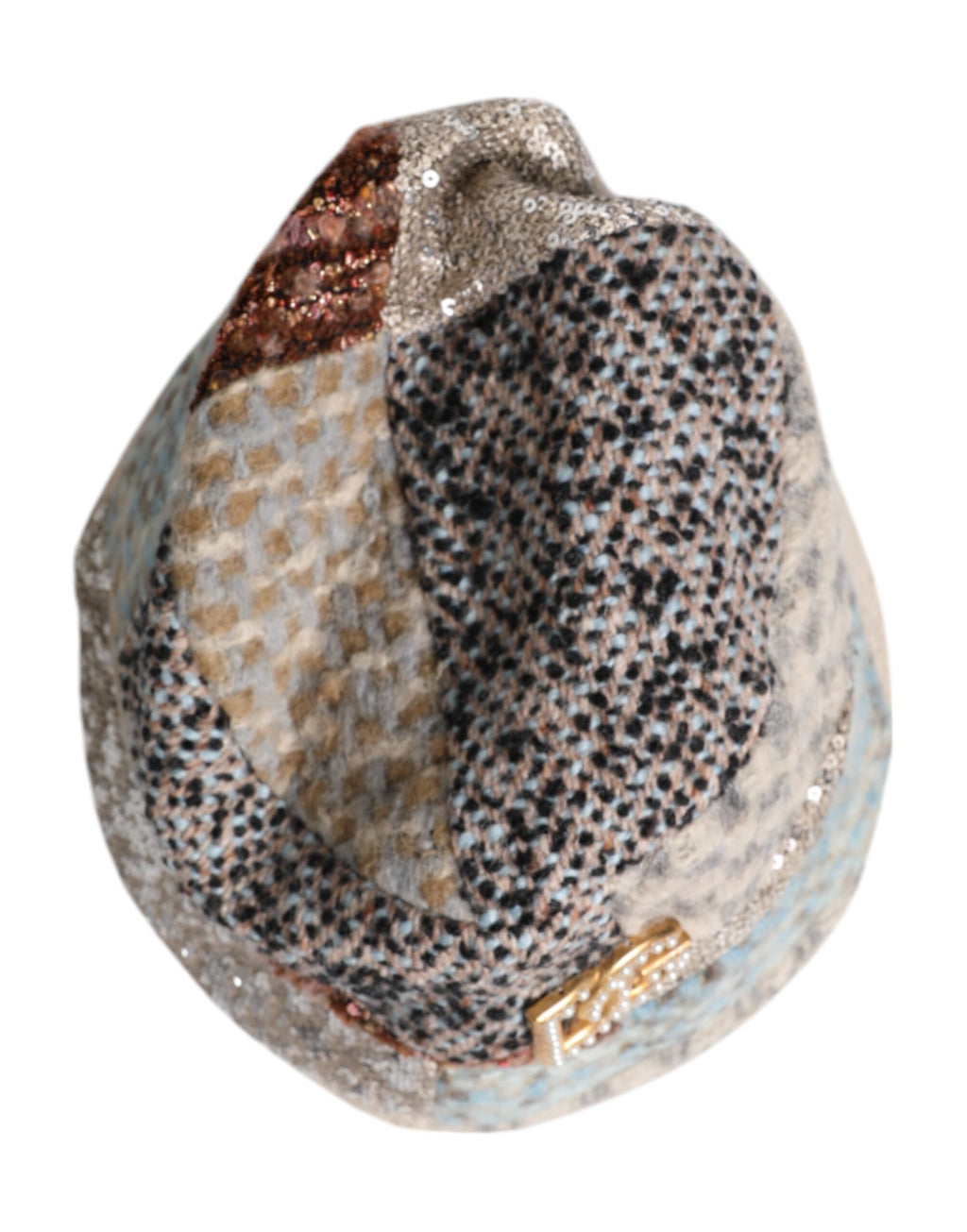 Dolce & Gabbana Multicolor Patchwork verschönert Eimer Hut