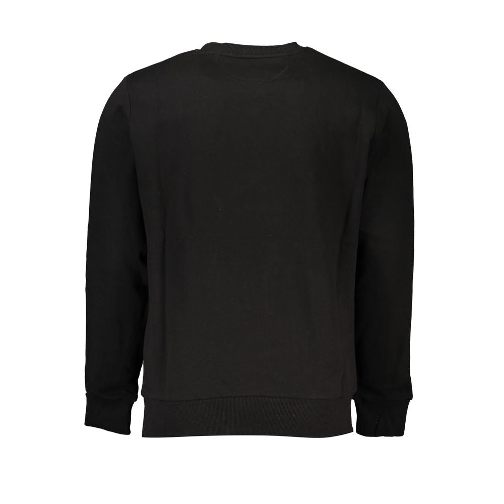 La Martina Schwarzer Baumwollpullover für Männer