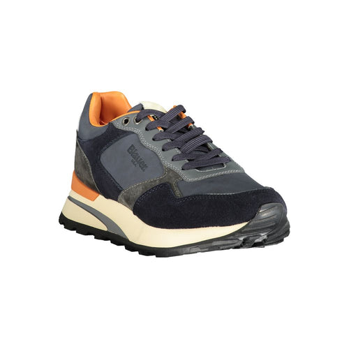 Blaue Polyethylen Herren-Sneaker