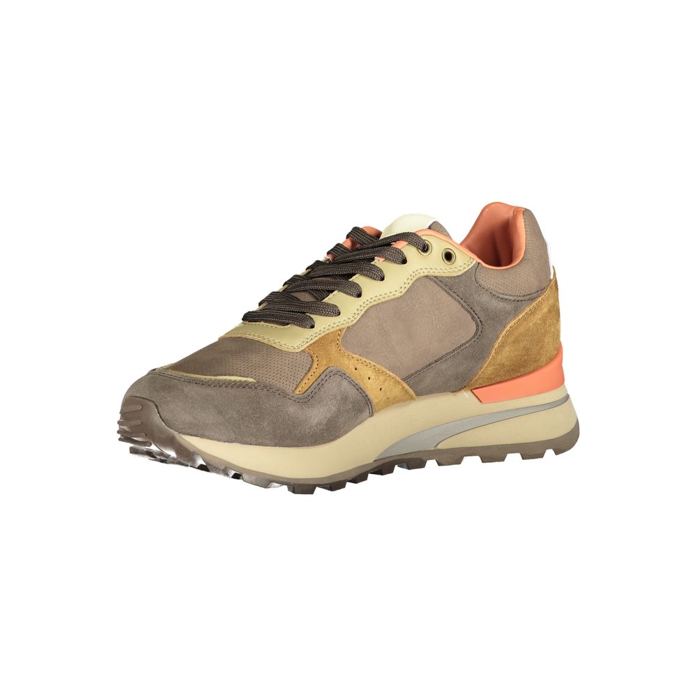 Blauer Braunes Polyethylen Herren Sneaker