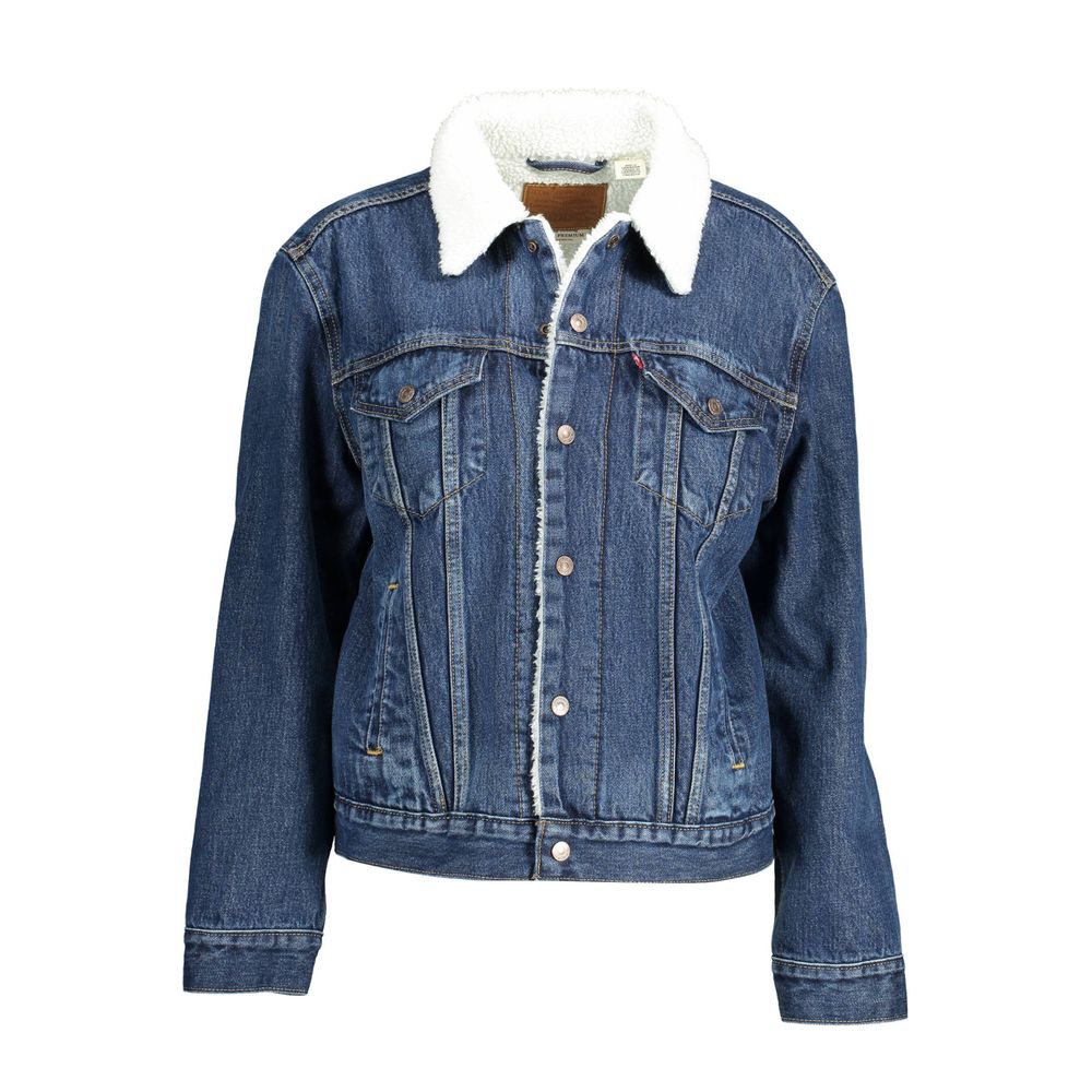 Levi's Blaue Baumwolle Frauen Jacke