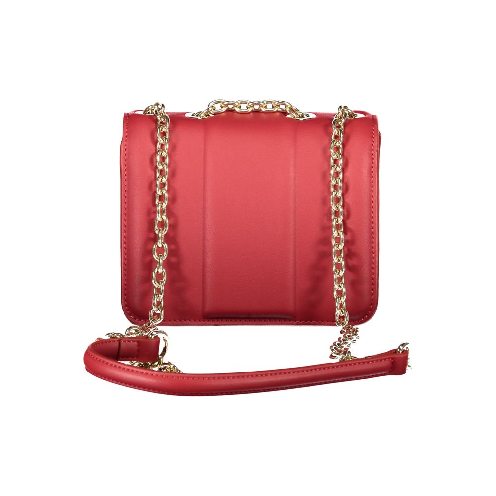 Mario Valentino Rosso Polyurethane Women Handbag