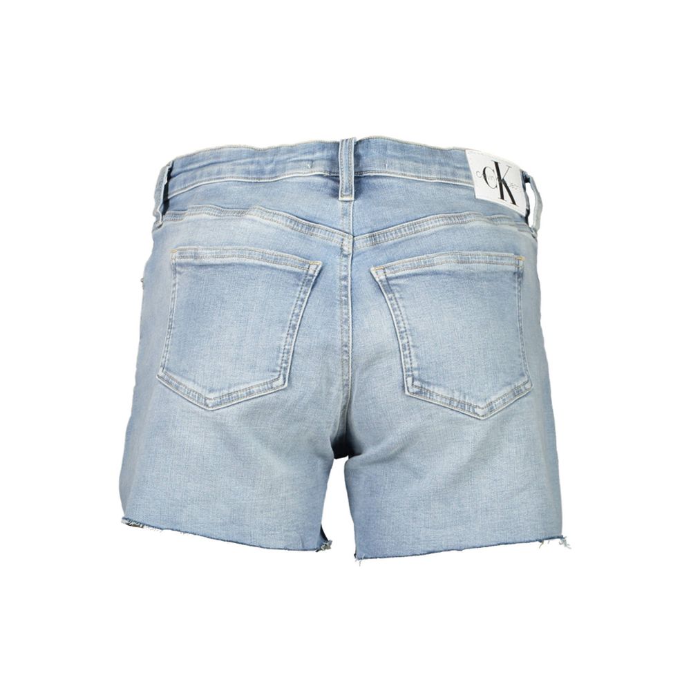 Calvin Klein Hellblaue Baumwolle Damen Shorts
