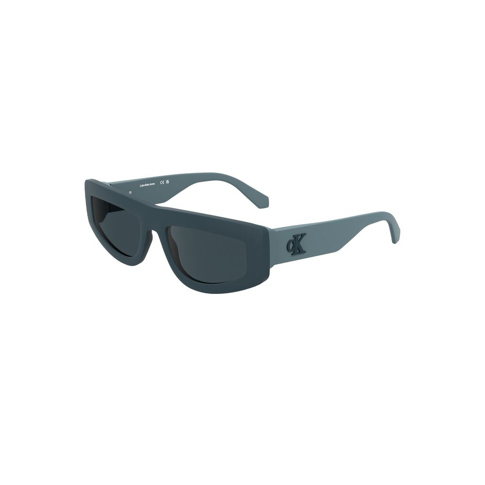 Calvin Klein Blue Bio-Based Fabric Women Sunglass