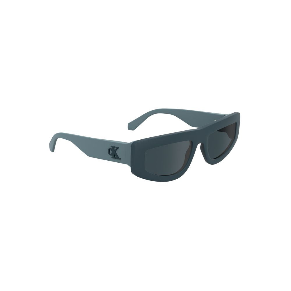 Calvin Klein Blue Bio-Based Fabric Women Sunglass