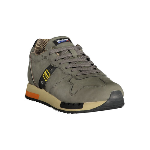 Blaue Graue Polyethylen Herren-Sneaker