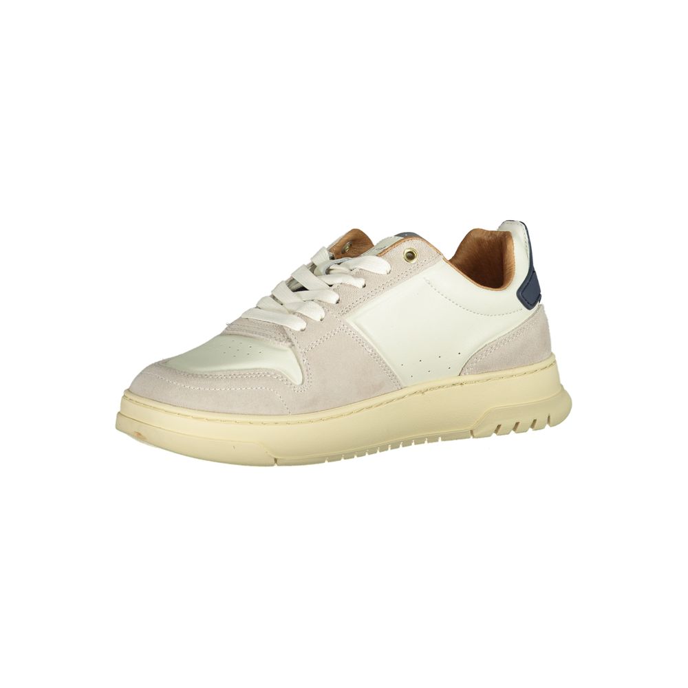 Blauer Weißes Polyethylen Herren Sneaker