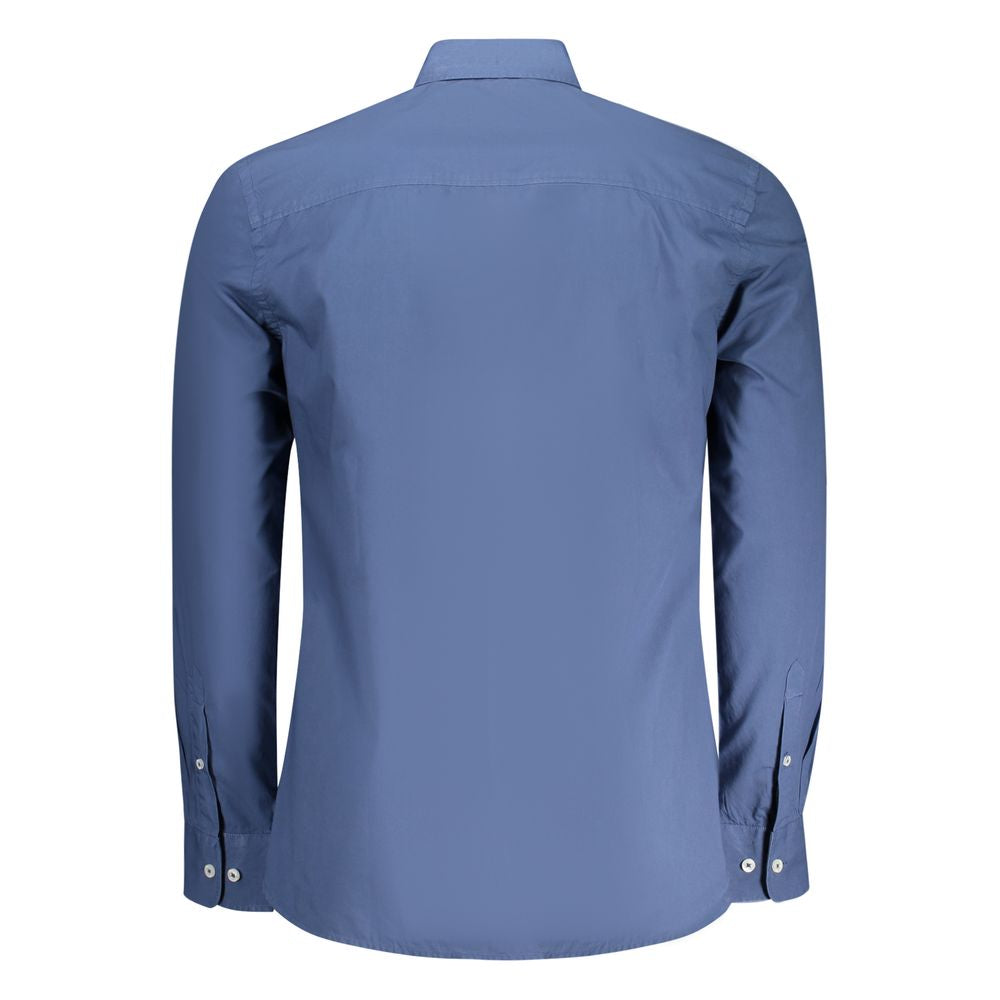 North Sails Blue Cotton Men Shirt
