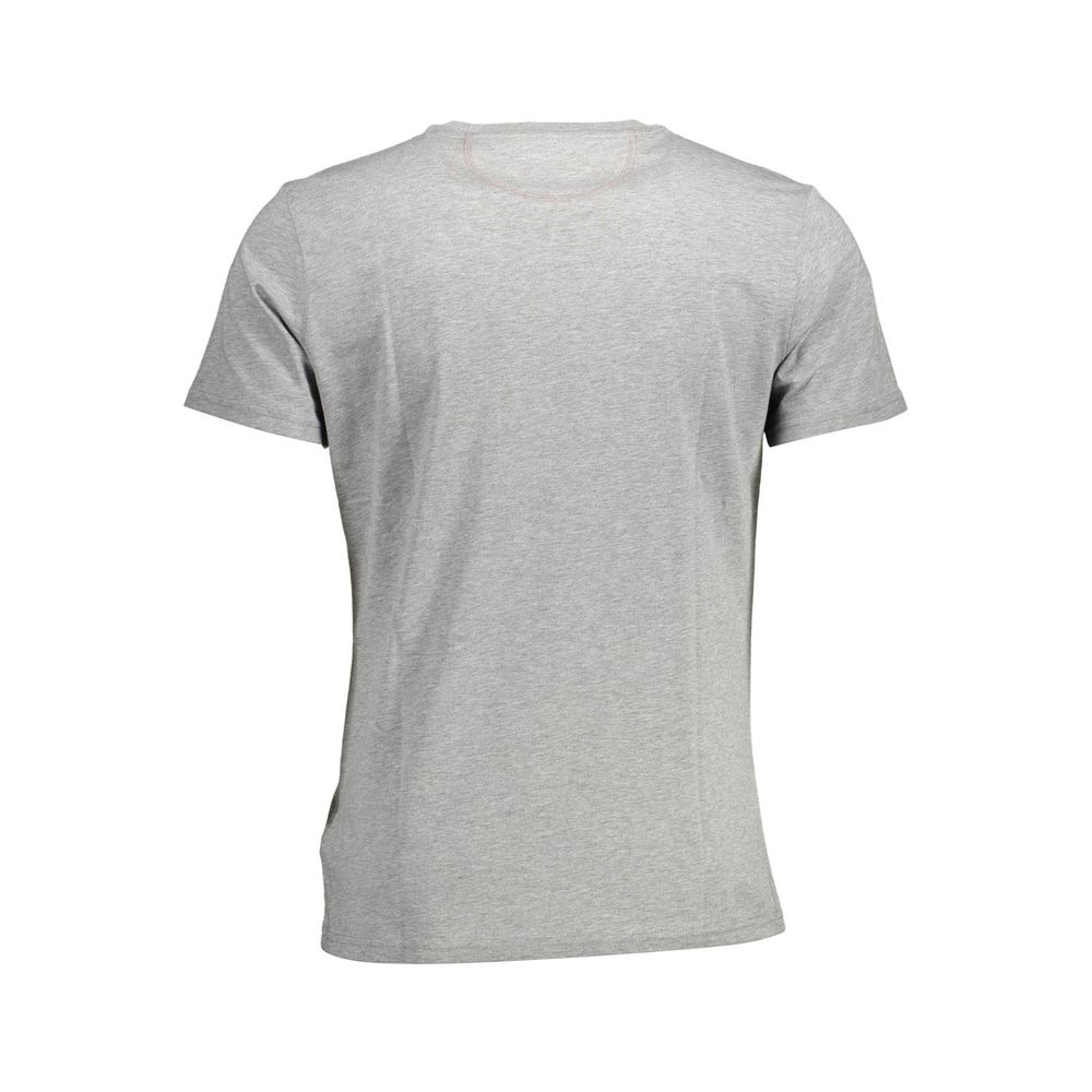 La Martina Braunes Baumwoll-T-Shirt für Männer