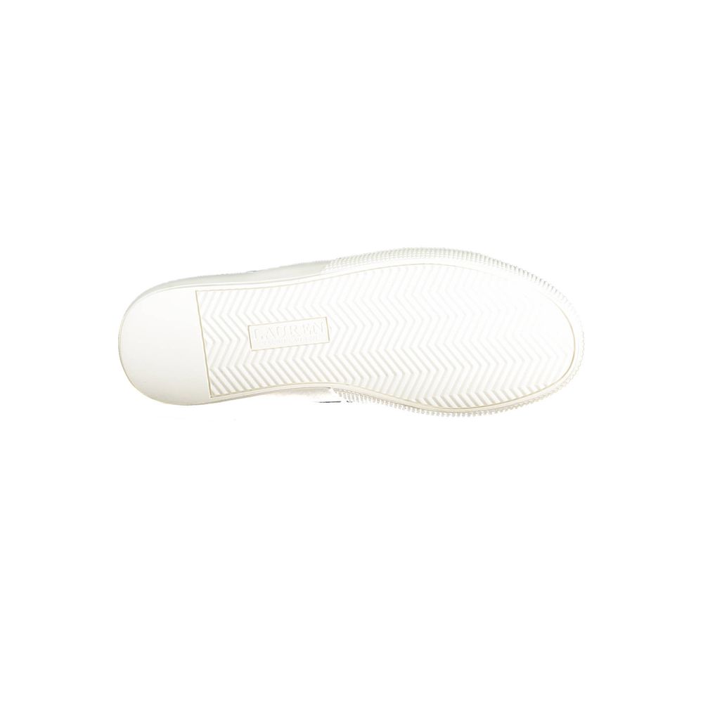 Ralph Lauren Blaue Leder Damen Sneaker