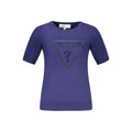 Guess Jeans Blu Viscosa Woman Sweater
