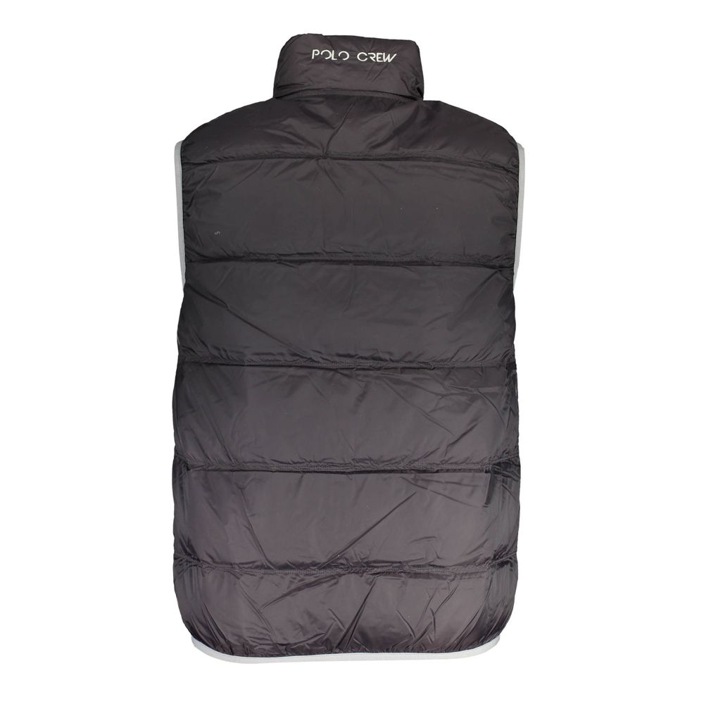 La Martina Schwarze Polyamid-Herrenjacke