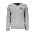 La Martina Graues Baumwoll-Sweatshirt für Männer