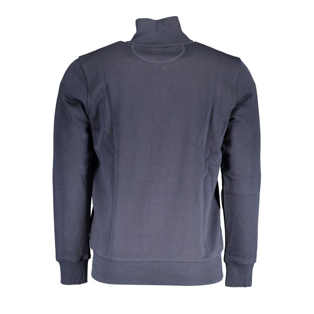 La Martina Blauer Baumwollpullover für Männer