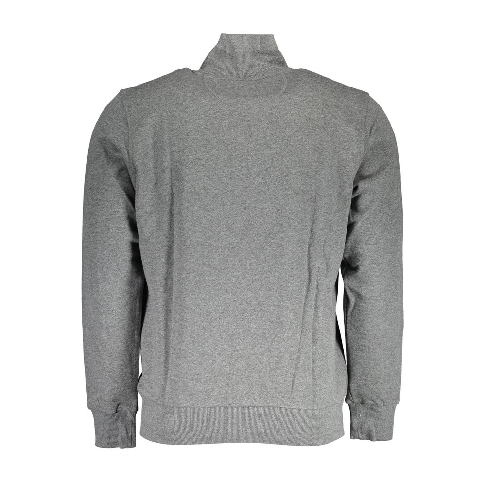La Martina Grauer Baumwollpullover für Männer