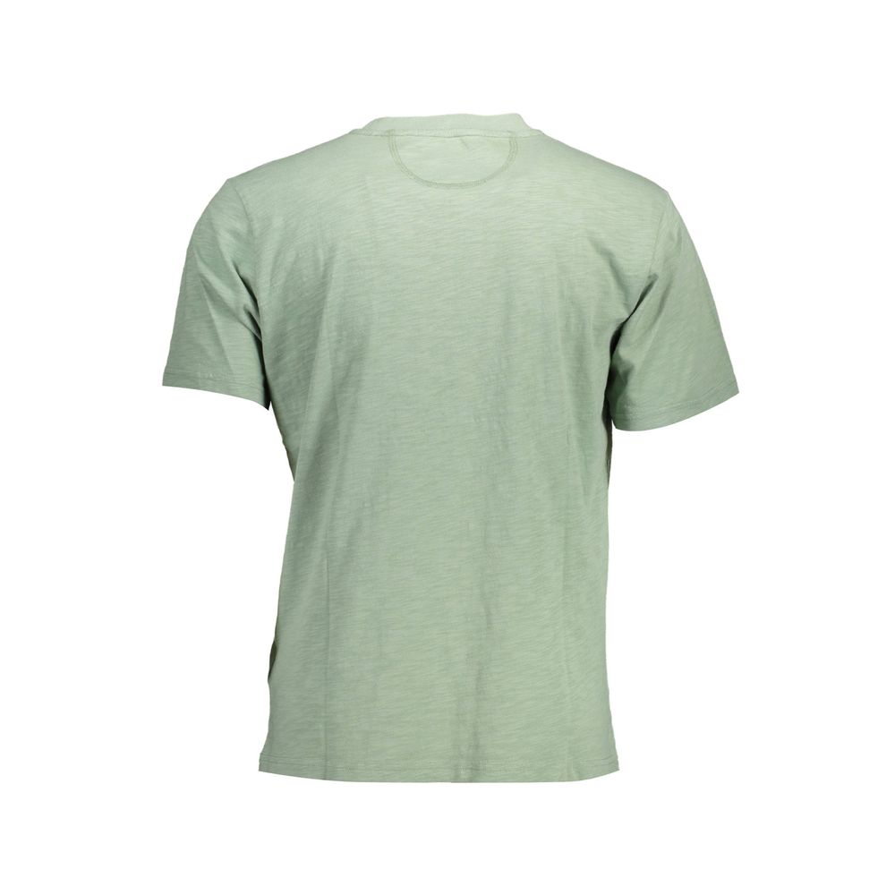La Martina Grünes Baumwolle Männer T-Shirt