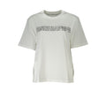 Patrizia Pepe Weißes T-Shirt aus Baumwolle für Frauen