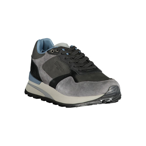 Blaue Graue Polyethylen Herren-Sneaker