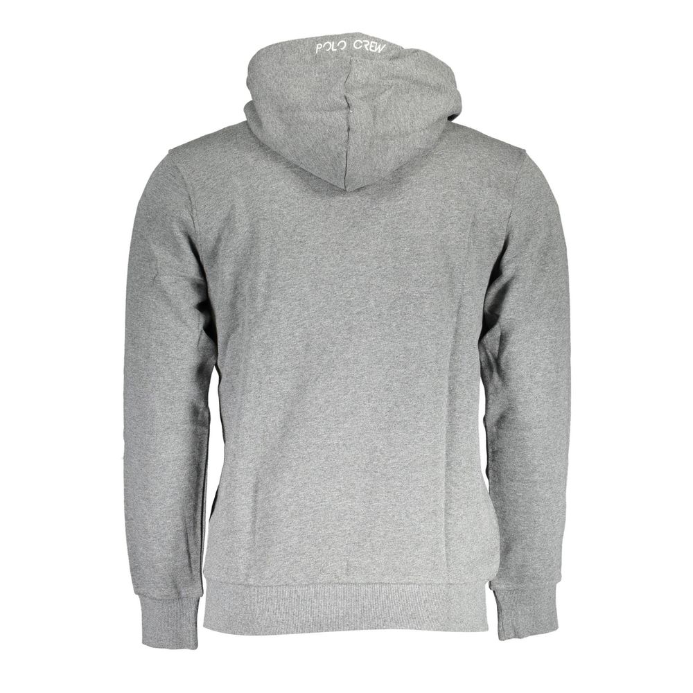 La Martina Grauer Baumwollpullover für Männer
