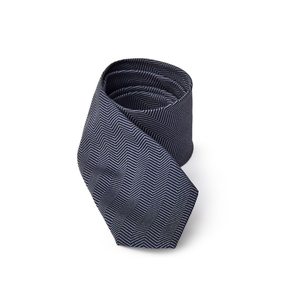 Jil Sander Blaue Seidenkrawatten &amp