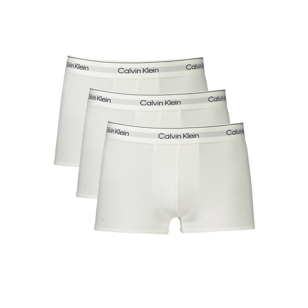 Calvin Klein Weiße Baumwolle Männer Boxer Short