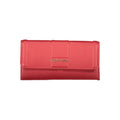 Mario Valentino Rosso Polyurethane Women Clutch