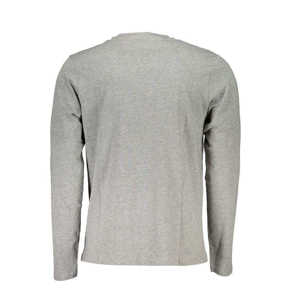 North Sails Grigio Cotton Men T-Shirt