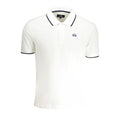 La Martina Weißes Baumwoll-Poloshirt für Männer