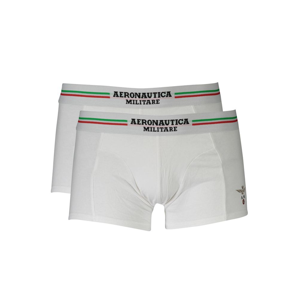 Aeronautica Militare Weiß Baumwolle Männer Boxer