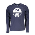 North Sails Blu Cotton Men T-Shirt