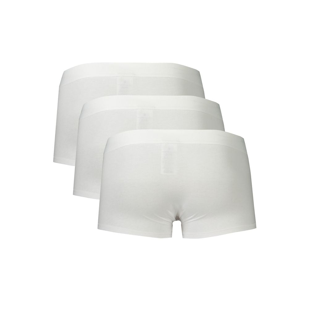 Bikkembergs Weißer Polyester Herren Boxer