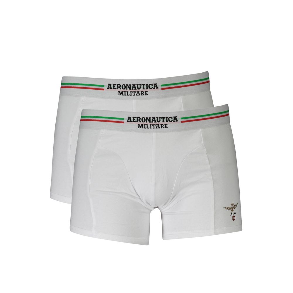 Aeronautica Militare Weiß Baumwolle Männer Boxer