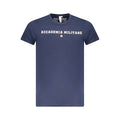 Accademia Militare T-Shirt aus blauer Baumwolle