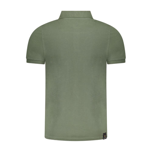 Accademia Militare Grünes Baumwoll-Poloshirt