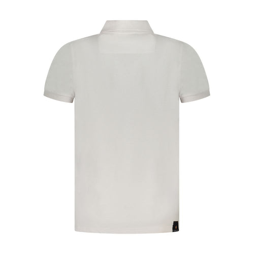 Accademia Militare Weißes Baumwoll-Poloshirt