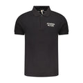 Accademia Militare Schwarzes Baumwoll-Poloshirt