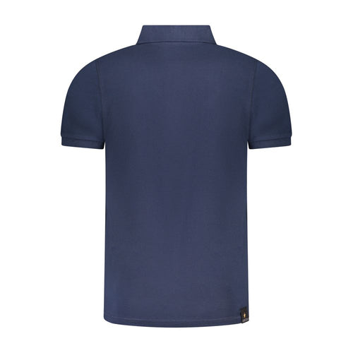 Accademia Militare Blaues Baumwoll-Poloshirt
