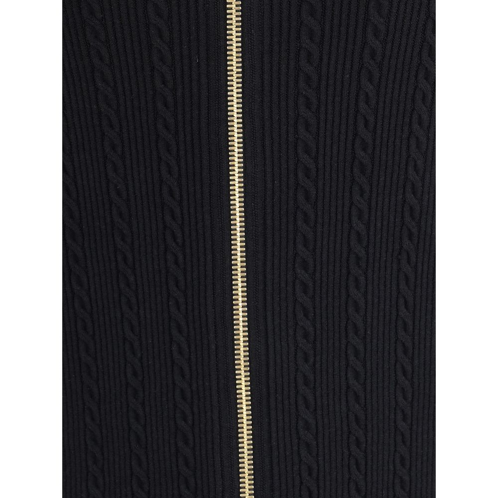 Balmain Midirock aus Strick