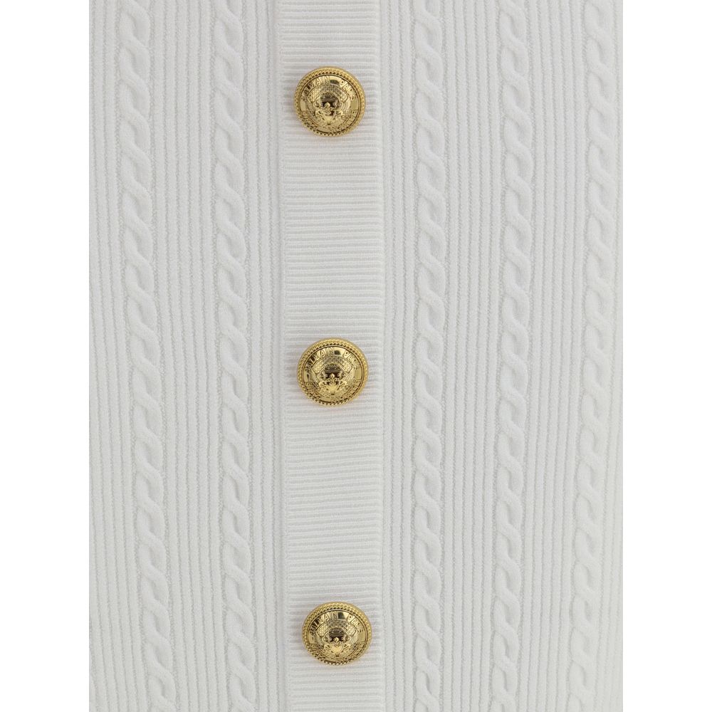 Balmain Midirock aus Strick