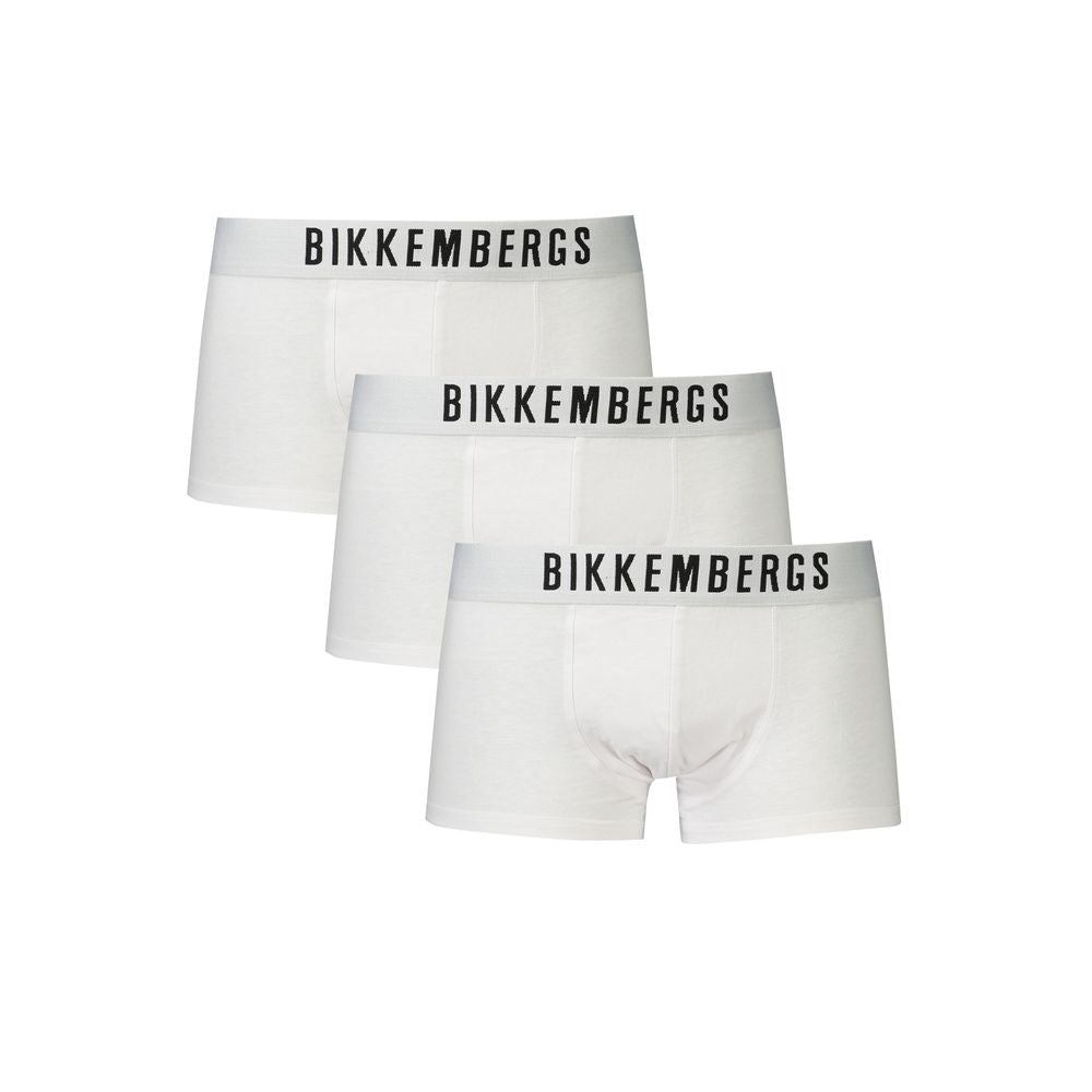 Bikkembergs Weiße Baumwollunterwäsche