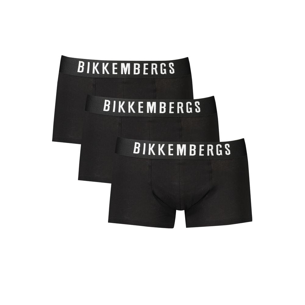 Bikkembergs Schwarze Baumwollunterwäsche