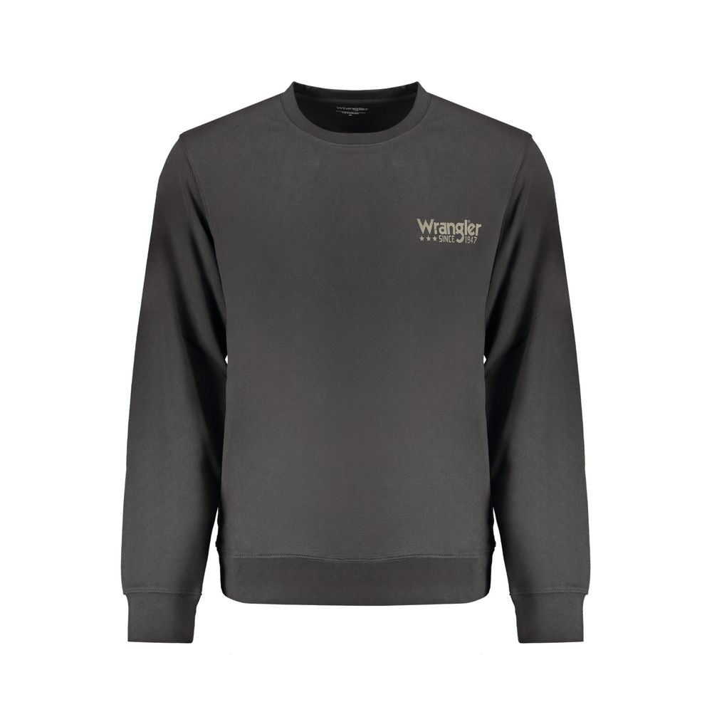 Wrangler Schwarzer Baumwollpullover für Männer