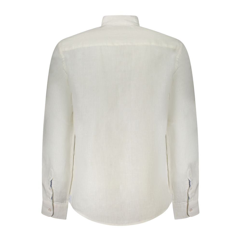 North Sails Bianco Linen Men Shirt