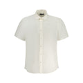 North Sails White Linen Men Shirt