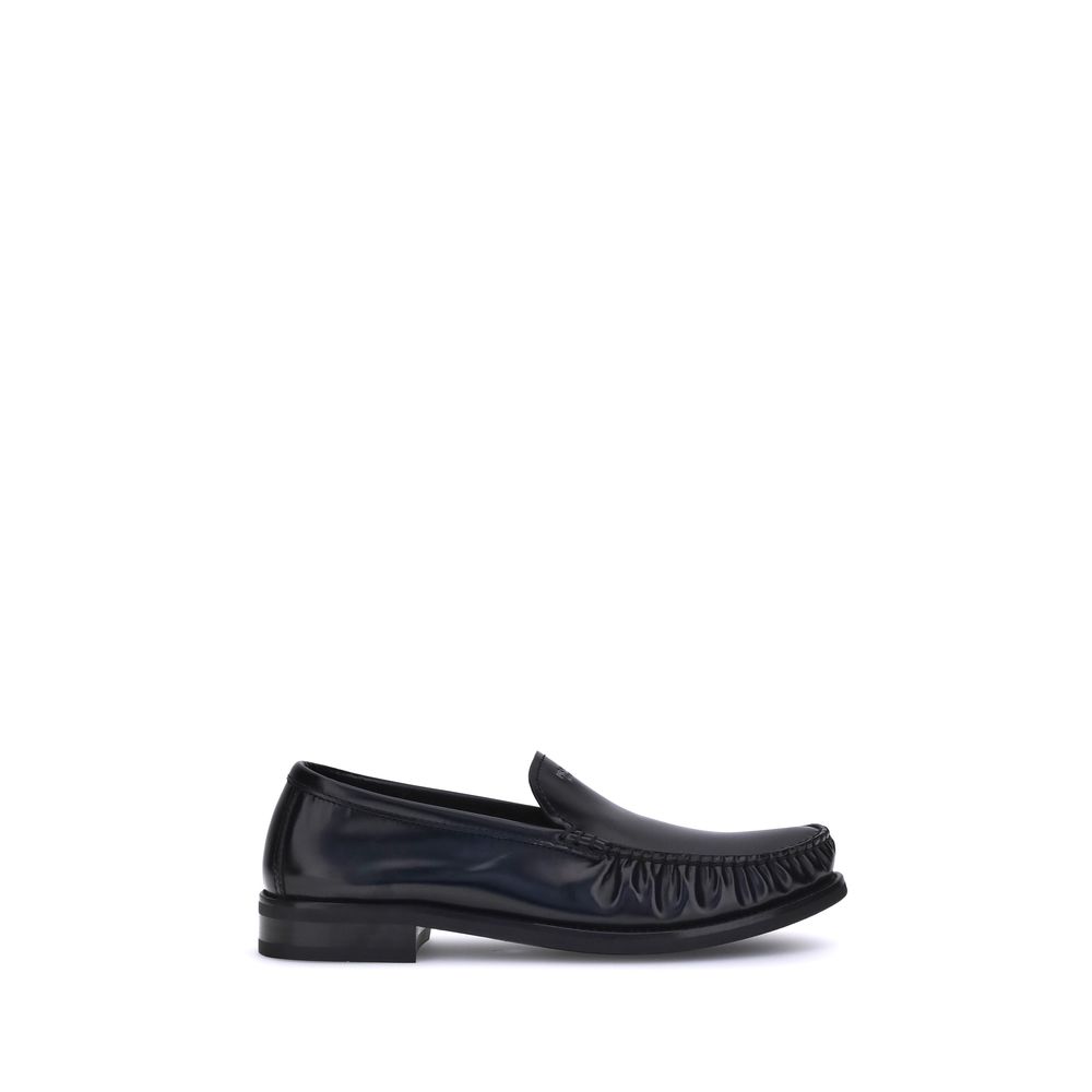 Prada Loafer aus gebürstetem Leder