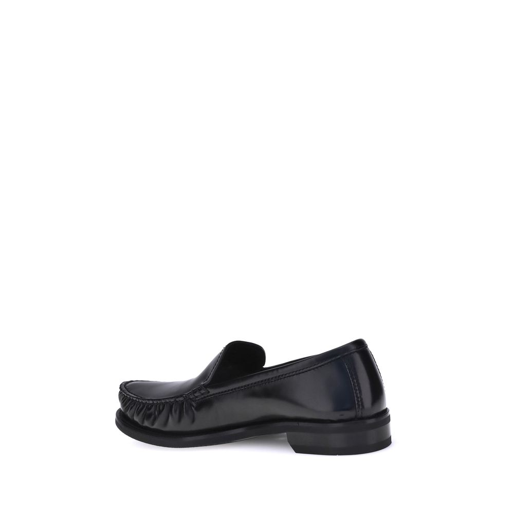 Prada Loafer aus gebürstetem Leder