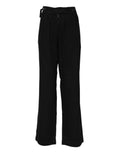 Ermanno Scervino Schwarze Straight Fit Hose mit hoher Taille