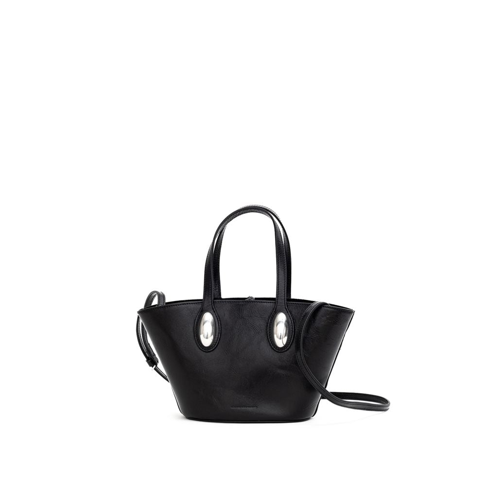Alexander Wang Schwarze Leder-Umhängetasche