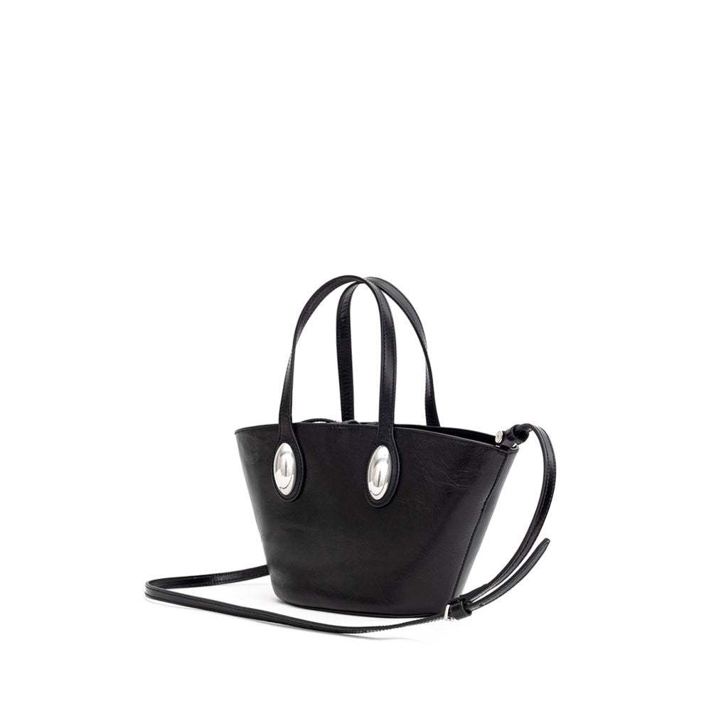 Alexander Wang Schwarze Leder-Umhängetasche