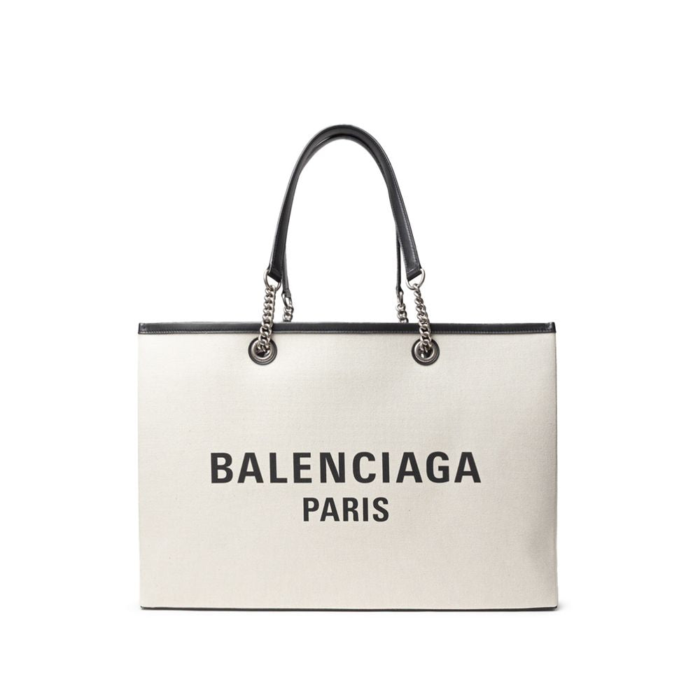 Balenciaga Tote Tasche aus grauer Baumwolle